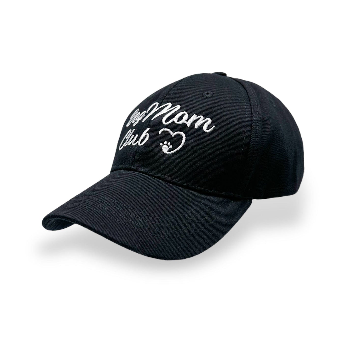Zelda & Harley Apparel & Accessories Dog Mom Club Hat - Black