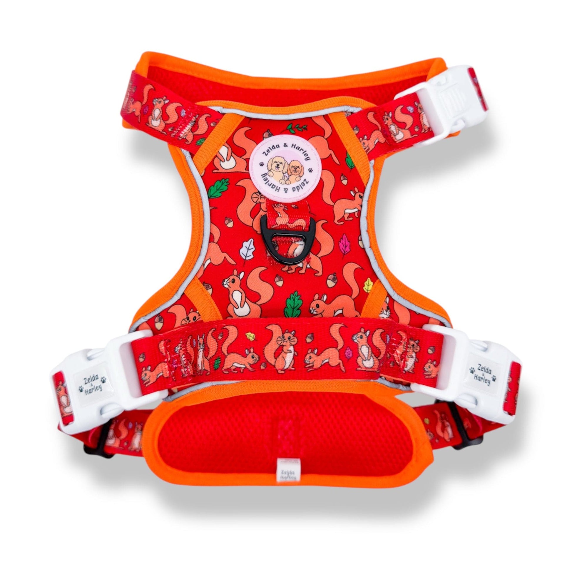 Zelda & Harley Harness Squirrel | Adventure No Pull Dog Harness