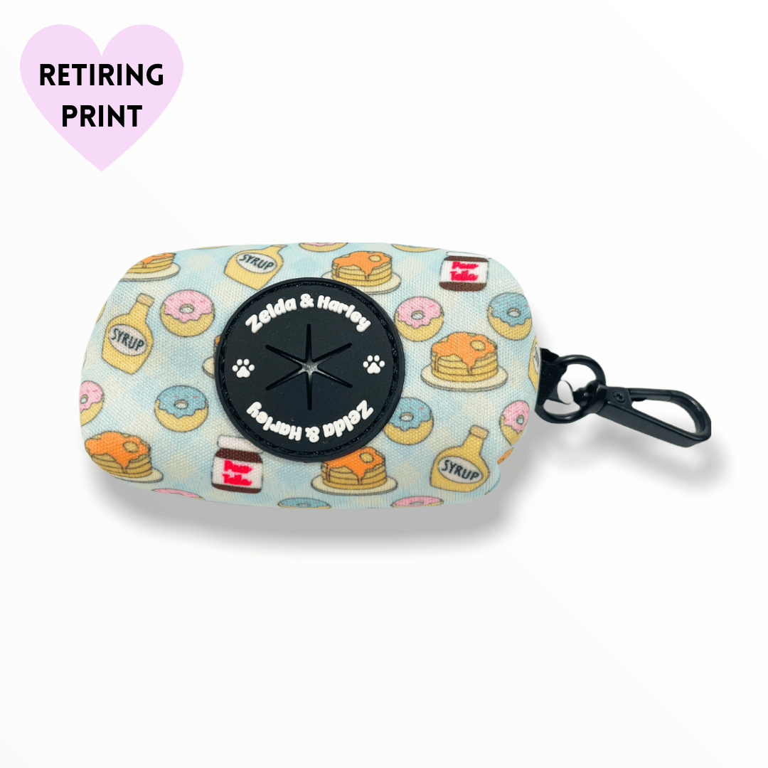 Zelda & Harley Poop Bag Holder Barking Brunch Waste Bag Holder