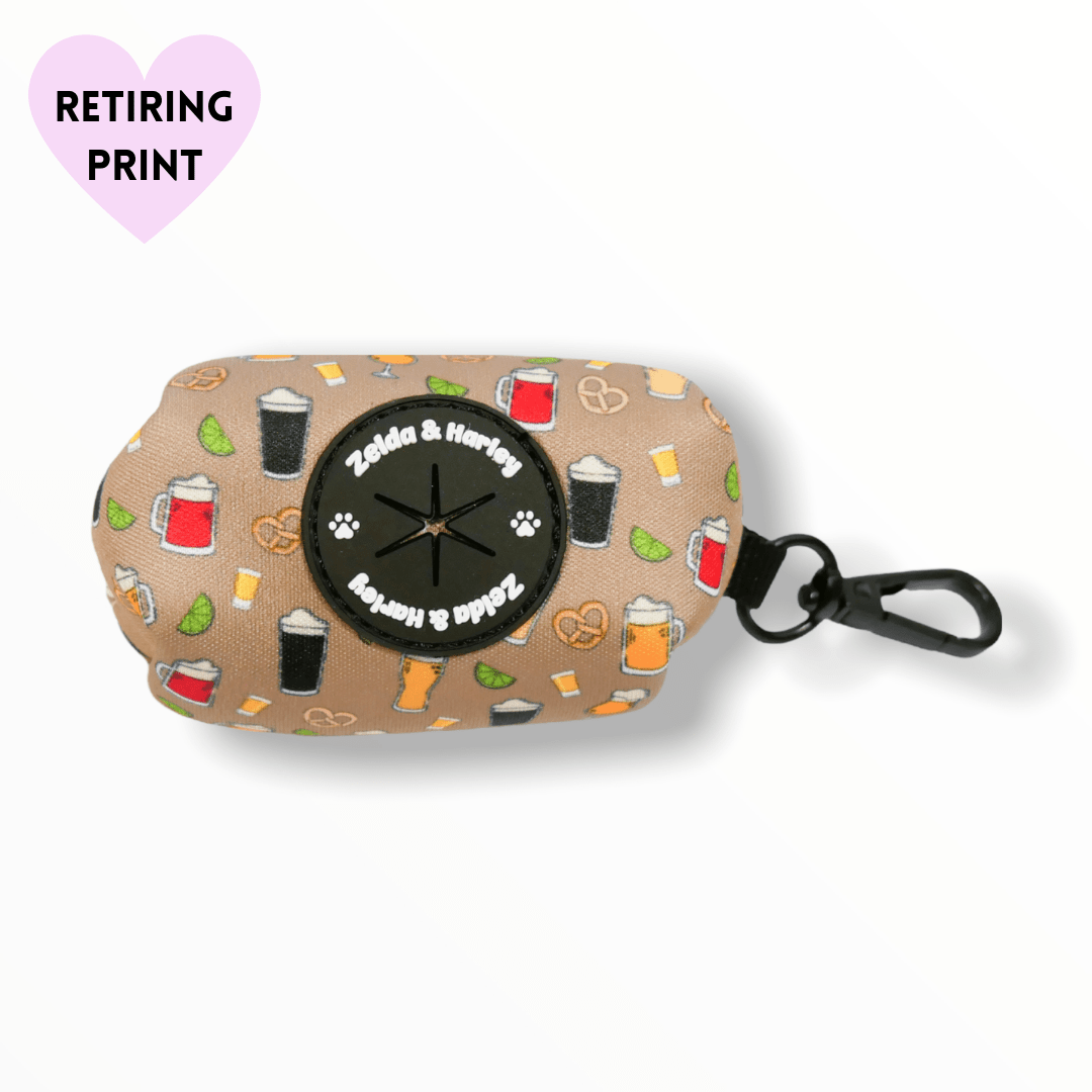 Zelda & Harley Poop Bag Holder Puptober Fest Waste Bag Holder