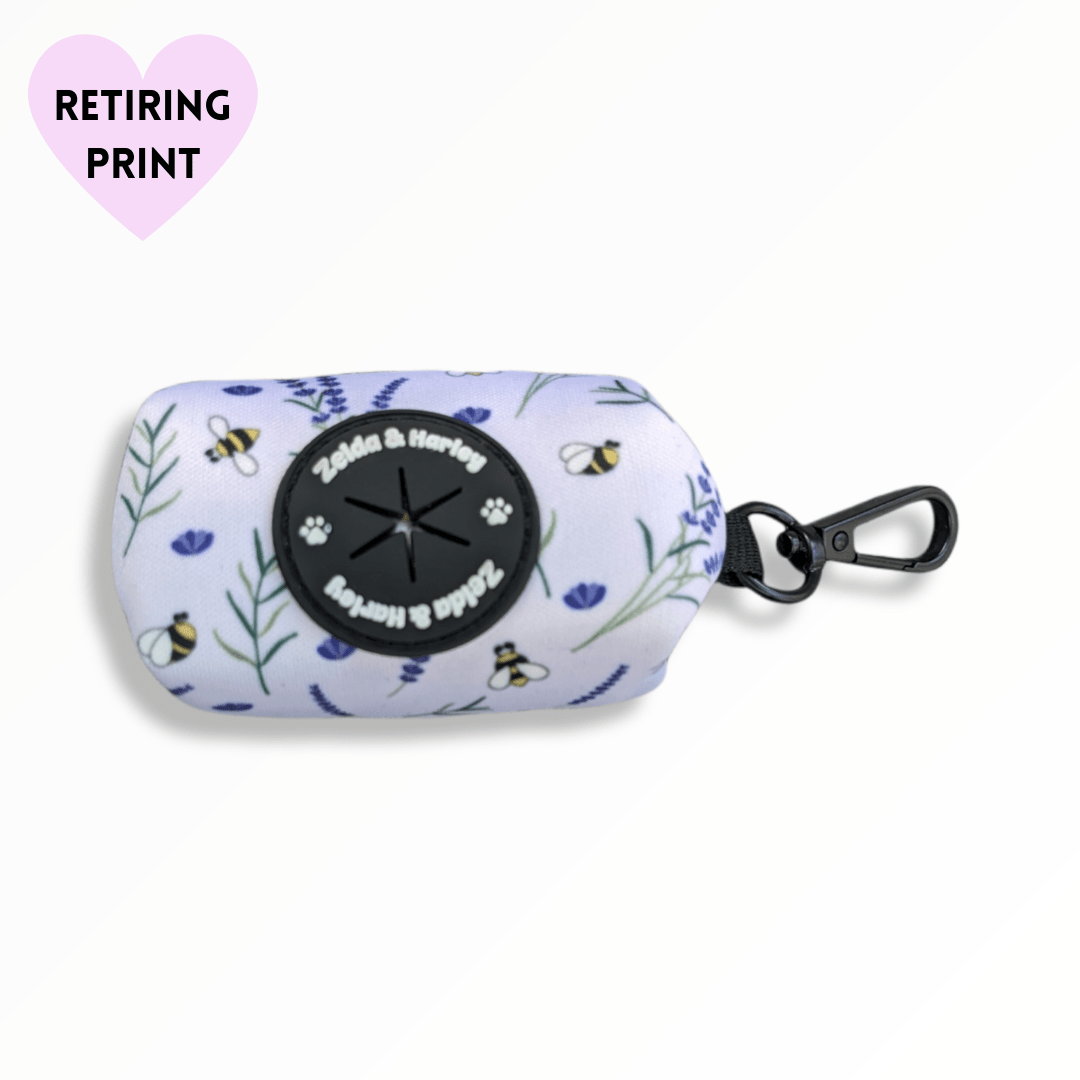 Zelda & Harley Poop Bag Holder Sweet as Can Bee Poop Bag Holder