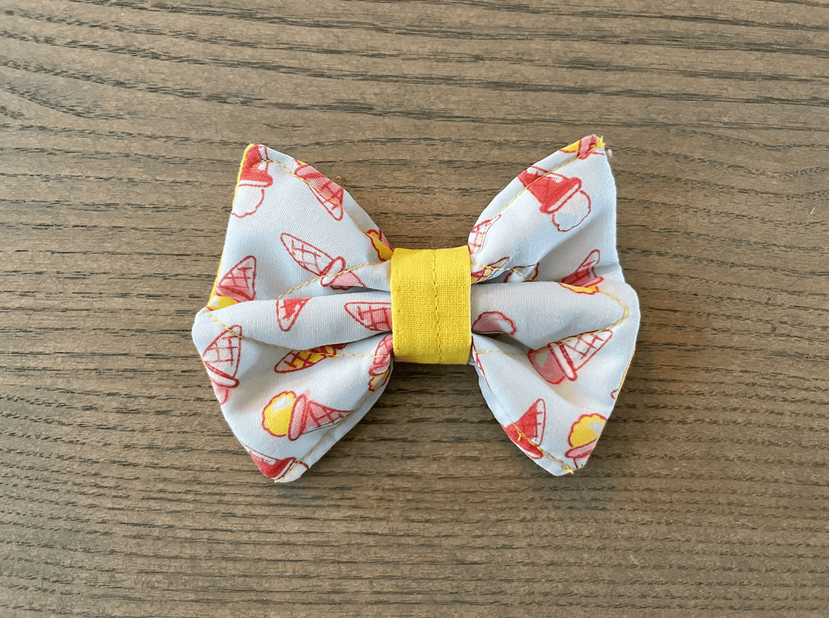 Zelda and Harley Bow Quilted Pet Bows