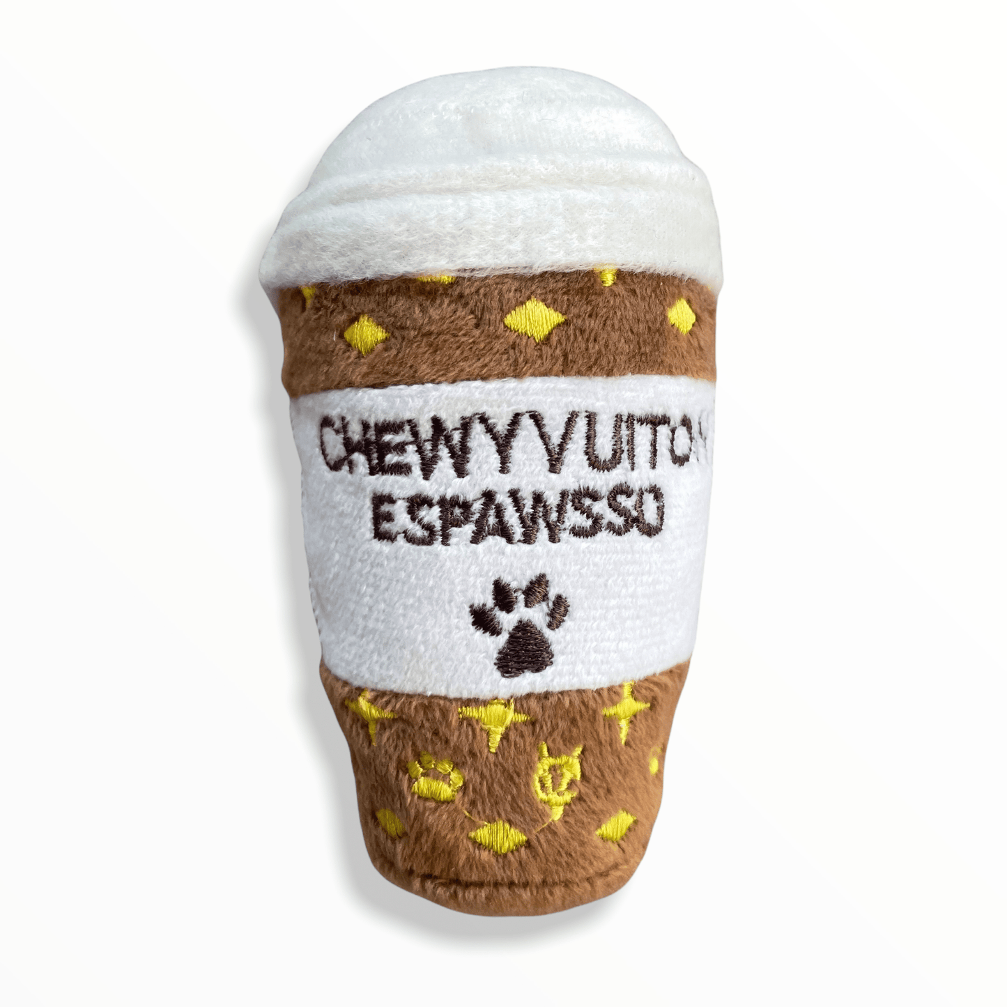 Zelda and Harley Dog Toys Puppuccinos