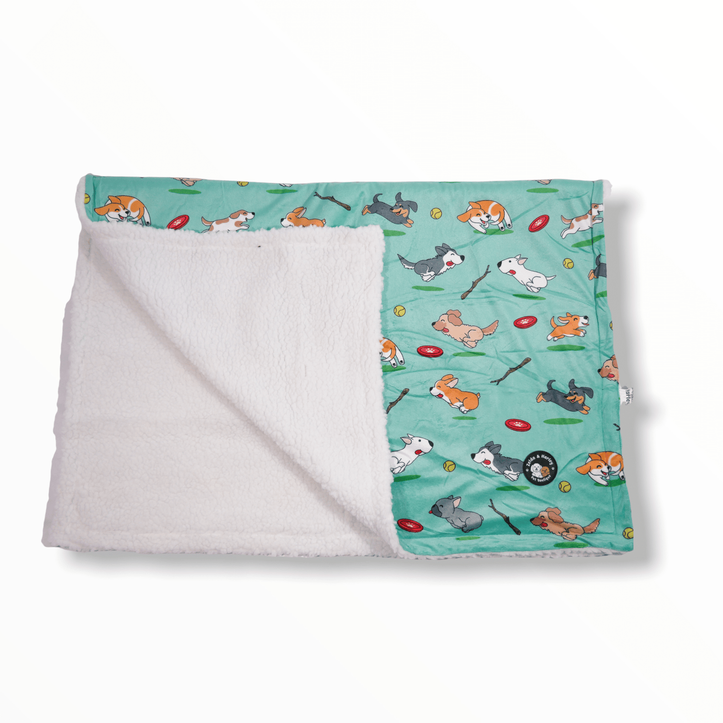 Zelda & Harley Zoomies Dog Blanket