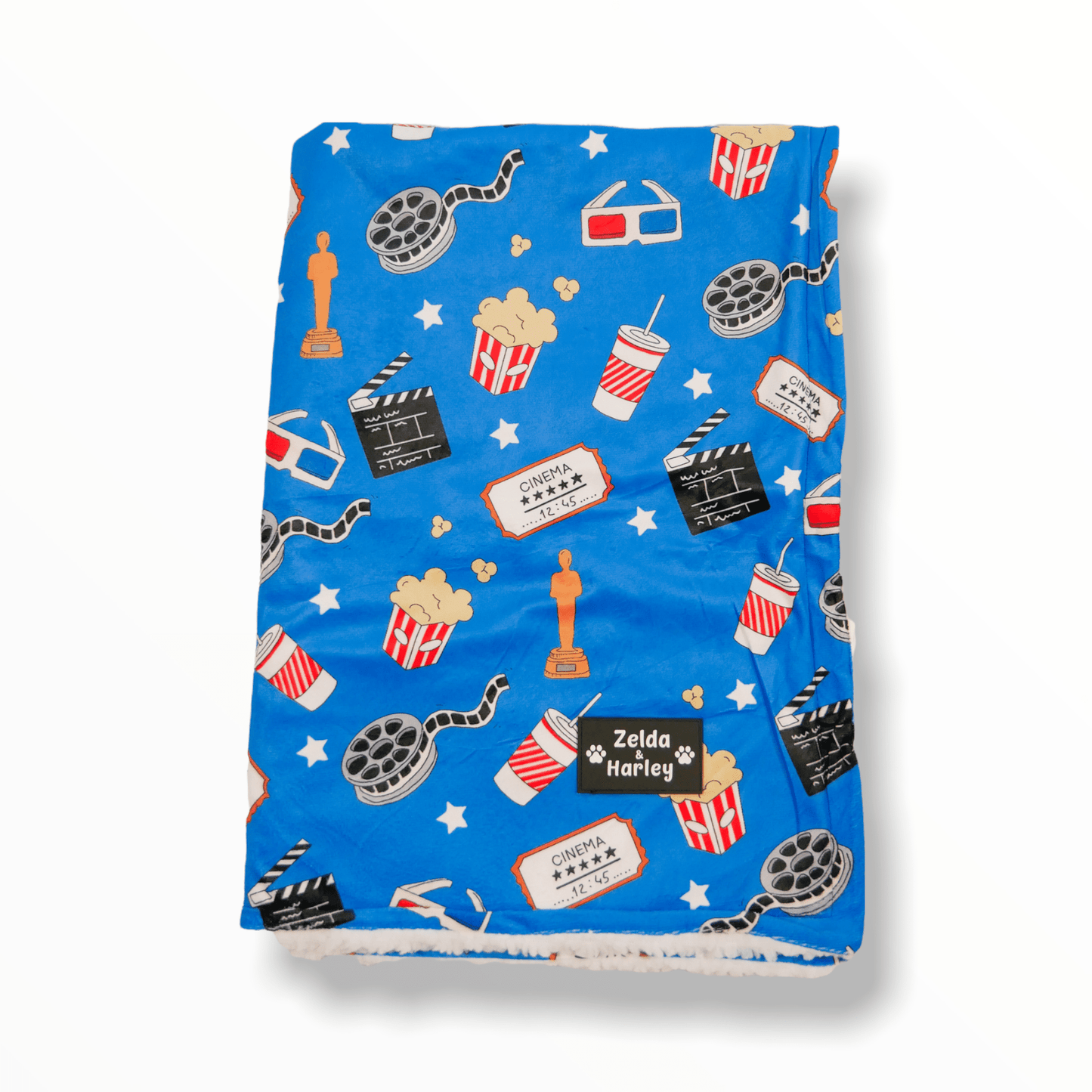 zeldaandharley.ie Howl-lywood Dog Blanket