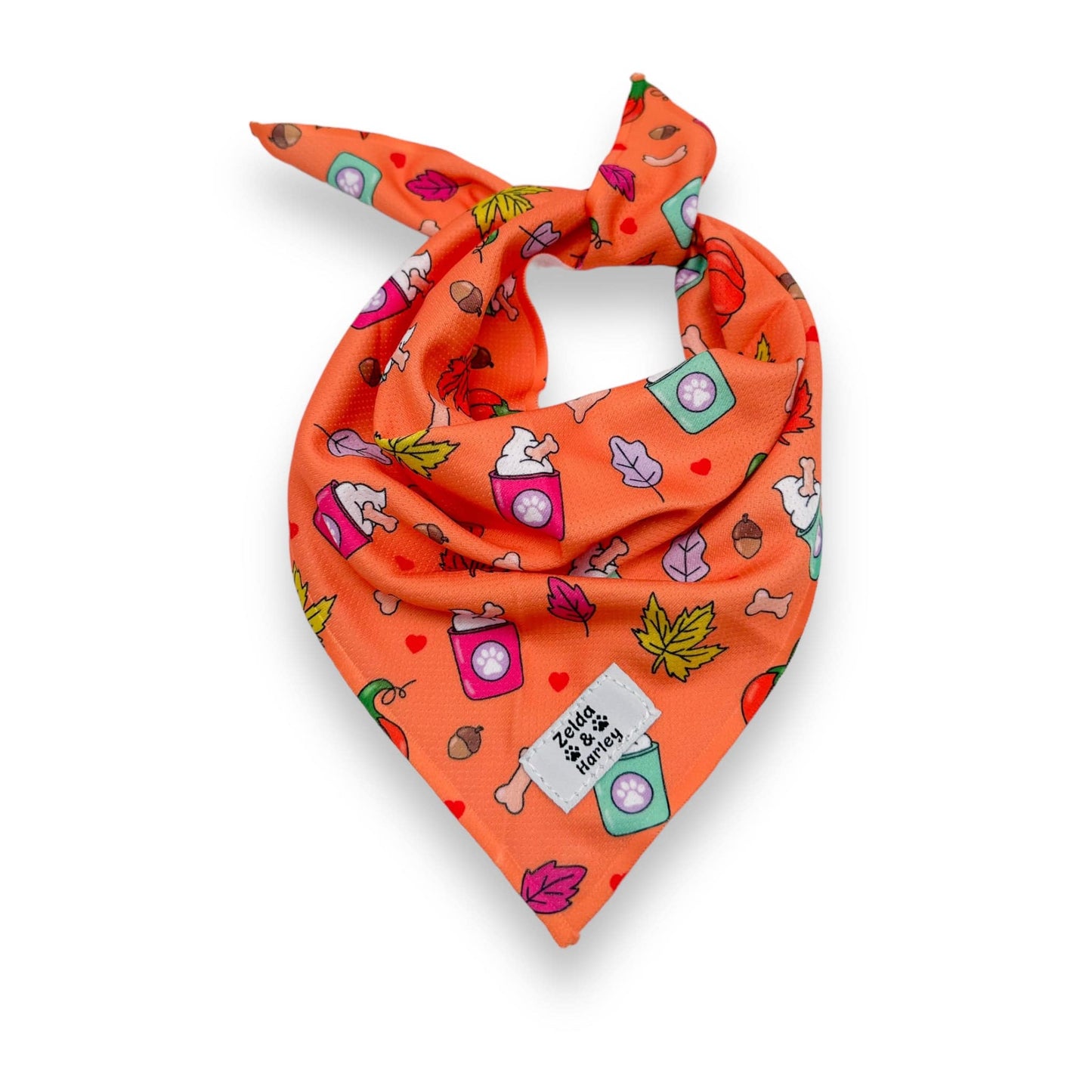Zelda & Harley Bandana Pupkin Spice Bandana