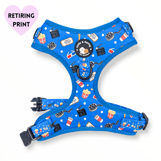 Zelda & Harley Harness Howl-lywood - No Pull Adjustable Dog Harness