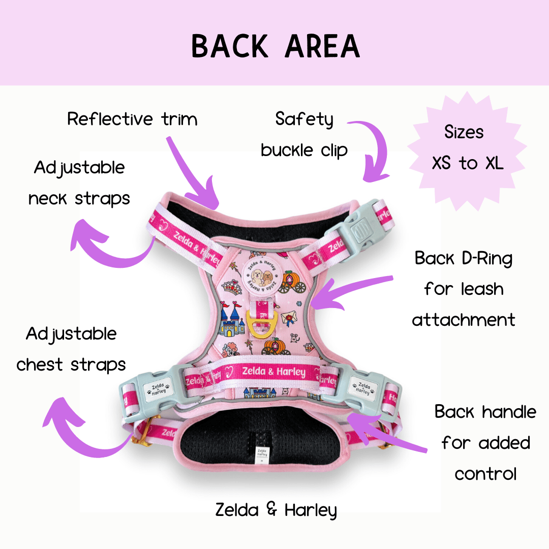 Zelda & Harley Harness Sleeping Cutie - Adventure No Pull Harness