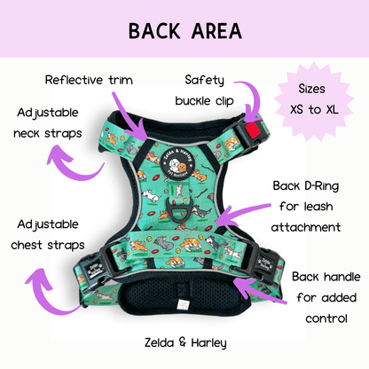 Zelda & Harley Harness Zoomies - Adventure No Pull Harness