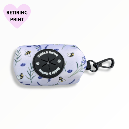 Zelda & Harley Poop Bag Holder Sweet as Can Bee Poop Bag Holder