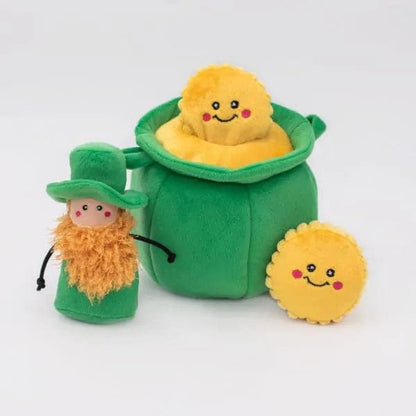 Zippy Paws Animals & Pet Supplies St. Patrick's Burrow™ - Pot of Gold