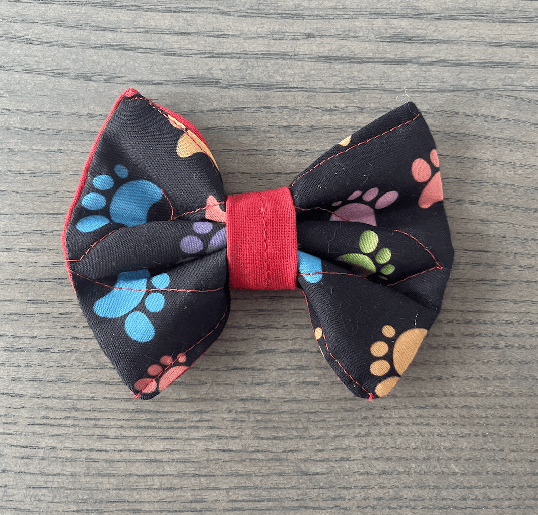 Zelda and Harley Bow Quilted Pet Bows