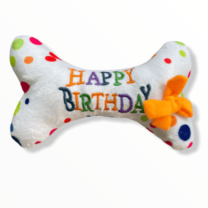 Zelda and Harley Dog Toys Birthday Bone