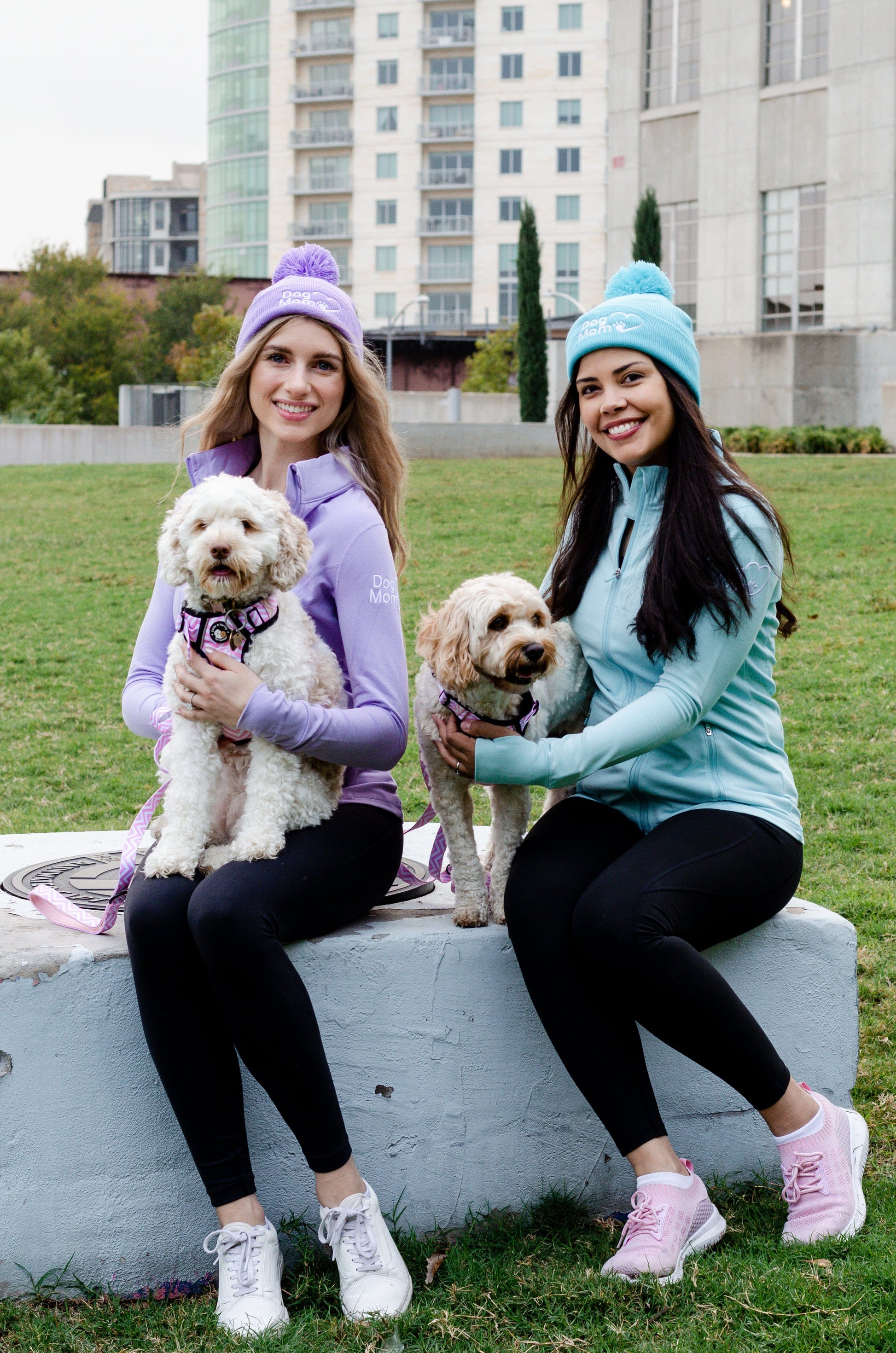 Zelda & Harley Apparel & Accessories Dog Mom Essentials Full Zip Jacket - Lilac