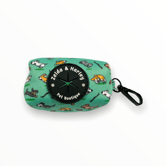Zelda & Harley Poop Bag Holder Zoomies Waste Bag Holder